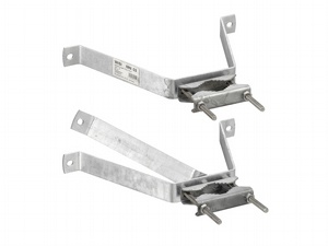 Mastbügelgarnitur, 22 cm Wandabstand