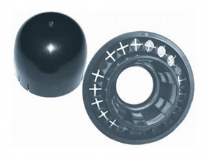 Mastkappe mit Kabeleinführung 42-50mm