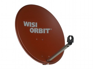 Alu Offset-Antenne 60cm, rotbraun