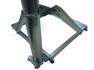 Balkonständer 50 x 50 cm, 1 m, 60mm Mast