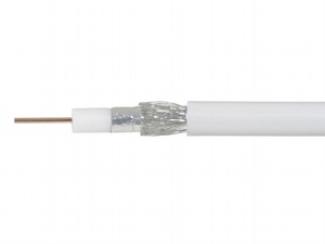 Koax-Kabel 1,0/4,6/6,8 mit Meteraufdruck, 3-fach geschirmt