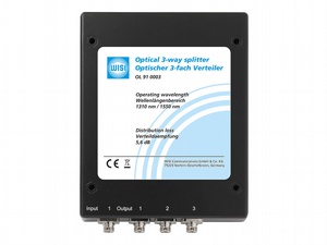 Optischer 3-fach Verteiler, Dämpfung 5,6 dB
