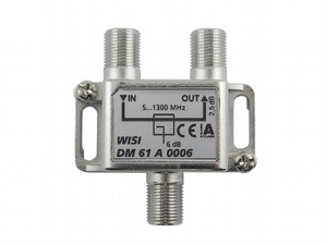 1-fach Abzweiger 6 dB / 2,5 dB