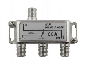 2-fach Abzweiger 8,5 dB / 3,8 dB