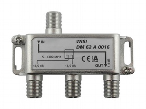 2-fach Abzweiger 16,5 dB / 1,4 dB