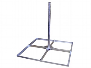 Standfuß für 4 (8) Waschbetonplatten 50x50