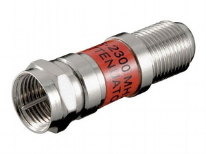 Festdämpfungsglied 20 dB, DC Bypass, F-Technik, 5-2300 MHz