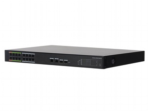 Video-Switch,16-Port PoE Switch,max.240W af/at