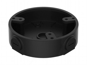 Adapter / Anschlussbox für Aussenbereich, Metall, schwarz