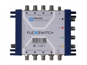 Multischalter 5/8 passiv. Receiver gespeist
