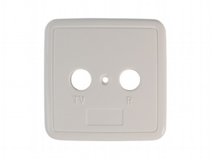 2-Loch Abdeckplatte, 76x76 mm