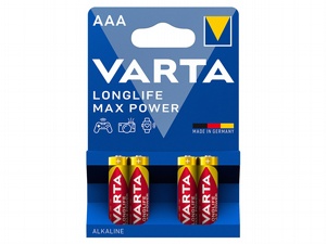 VARTA LONGLIFE Max Power AAA Blister 4