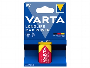 VARTA LONGLIFE Max Power 9V Blister 1