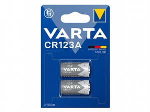 VARTA LITHIUM Cylindrical CR123A Blister 2