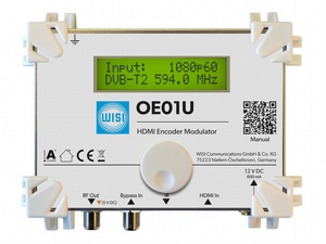 Umsetzer HDMI in DVB-C/T/T2; ATSC T/C; DTMB; ISDB-T